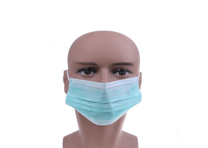 Earloop standard écologique le masque protecteur, masque jetable bleu stérile