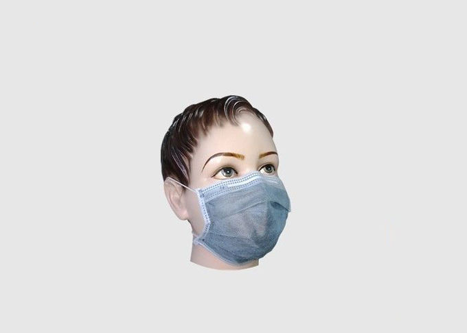 Les masques de procédure d'Earloop de 4 plis, toxique actif de masque de côté carbone empêchent