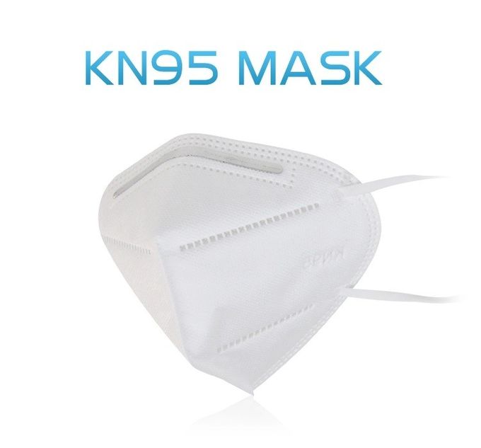 Masque protecteur de respirateur de l'anti du virus KN95 de masque protecteur poussière jetable de tissu