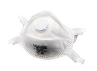 Masque Valved de respirateur de couleur blanche, respirateur N95 avec la valve d'exhalation