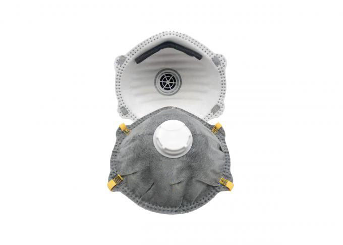 Imperméabilisez le masque de poussière de charbon actif avec du CE principal de deux courroies approuvé